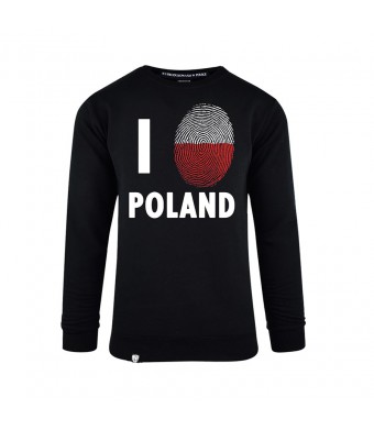 Bluza męska I Love Poland Odcisk